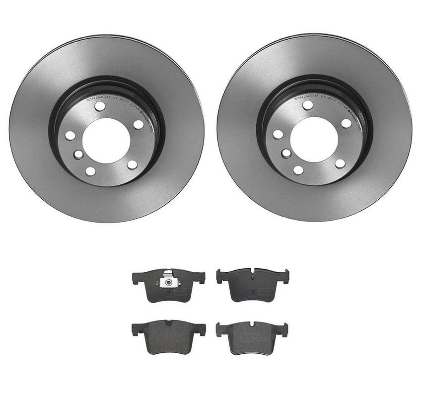 BMW Brembo Brake Kit - Pads and Rotors Front (330mm) (Low-Met) 34116792221 - Brembo 3052763KIT